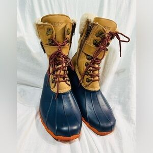 Sperry Top-Sider Outdoor Duck Rain Boot Gorpcore Utility Cottage Cabin Sailor 8M
